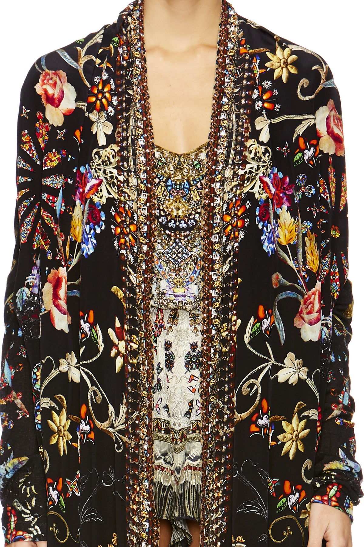 DANCING IN THE DARK LONG CASUAL JACKET W POCKETS