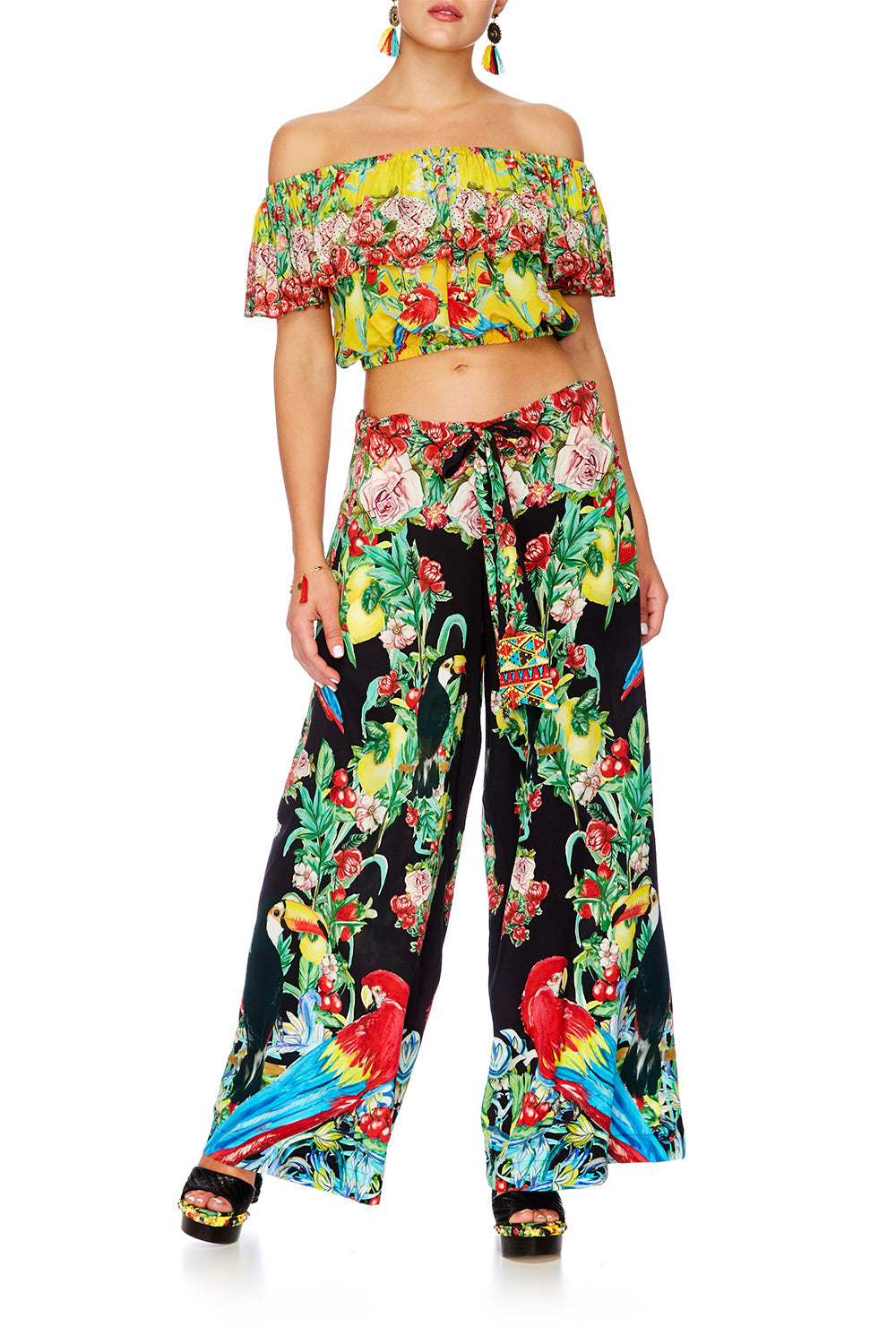 TOUCAN PLAY LOUNGE TROUSER W TIE WAIST