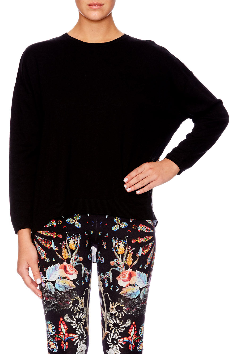 DANCING IN THE DARK CREW NECK JUMPER