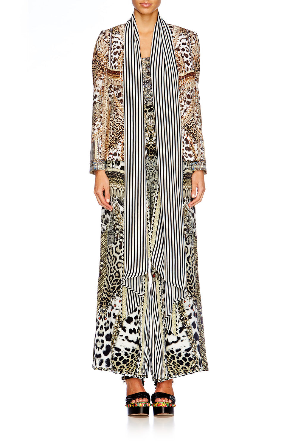 ANIMAL INSTINCT JACKET W REMOVABLE COLLAR