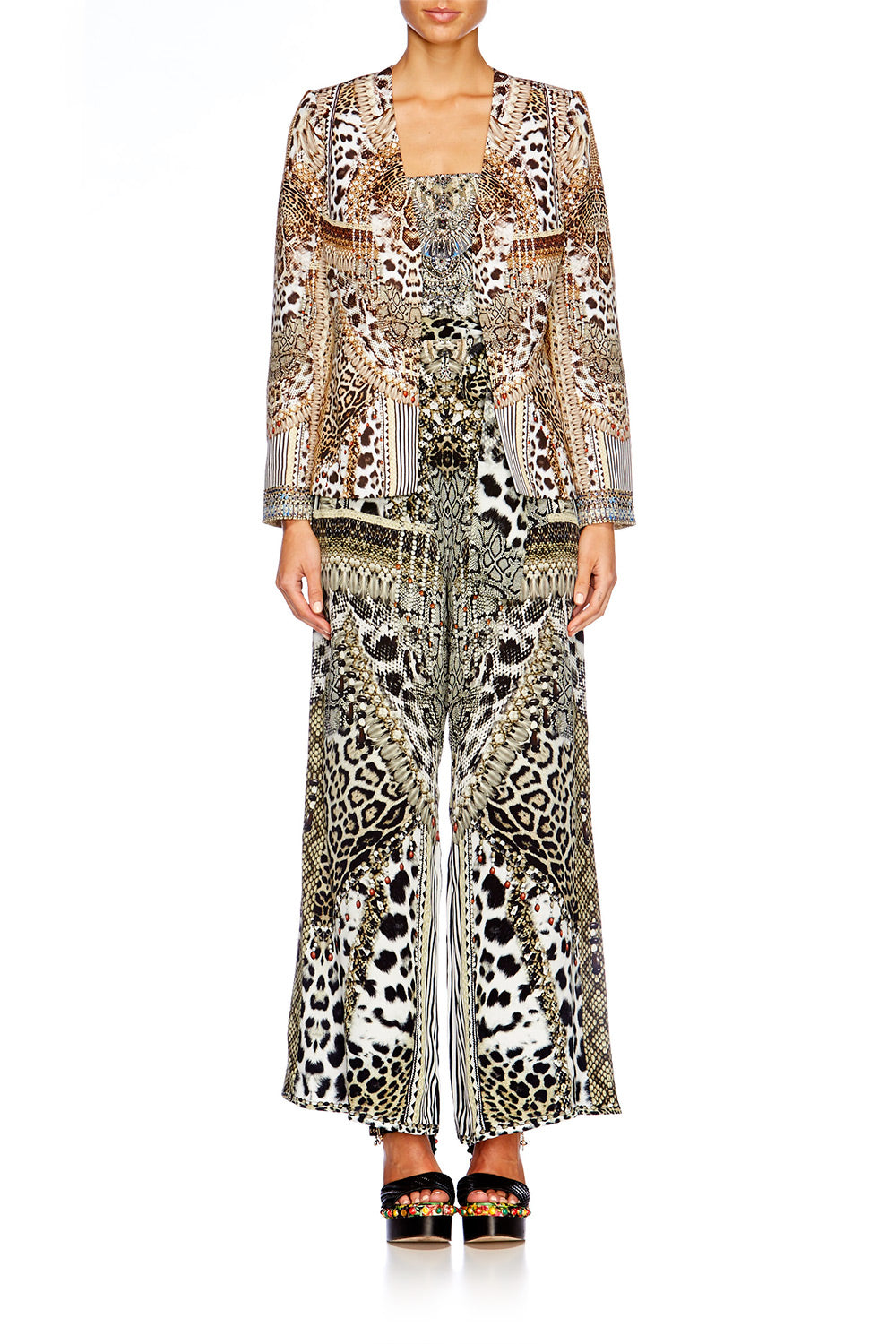 ANIMAL INSTINCT JACKET W REMOVABLE COLLAR