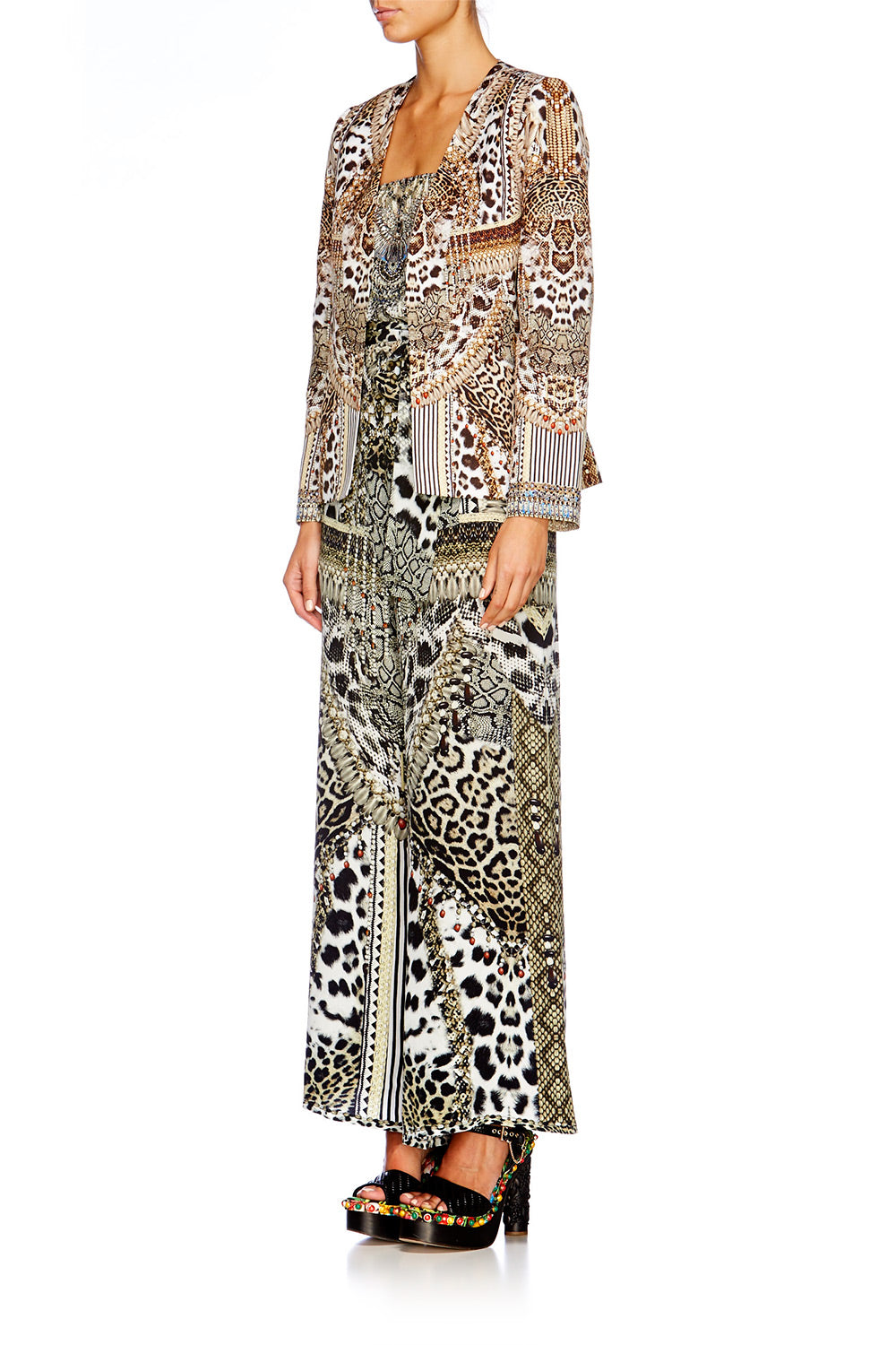 ANIMAL INSTINCT JACKET W REMOVABLE COLLAR