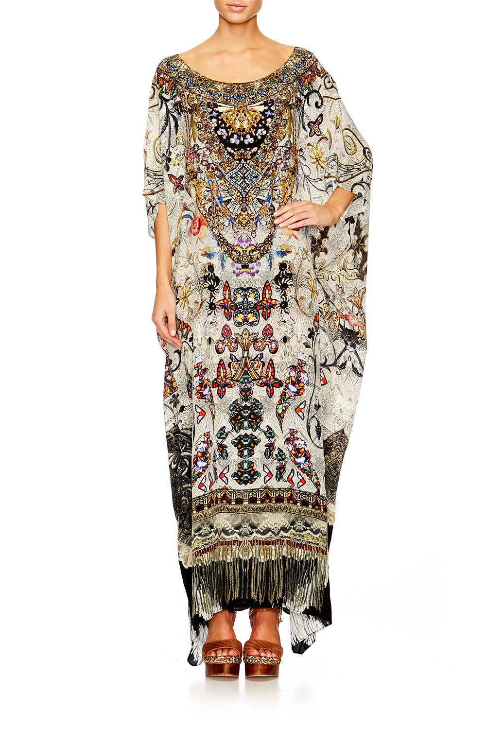 RAISE YOUR GLASS ROUND NECK KAFTAN