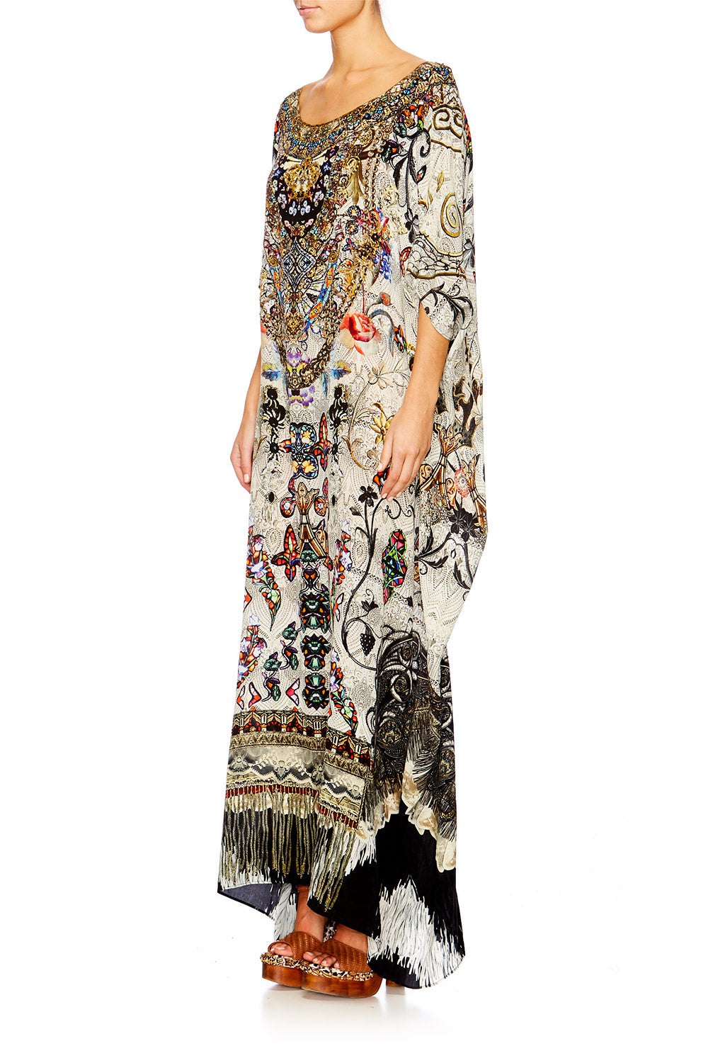 RAISE YOUR GLASS ROUND NECK KAFTAN