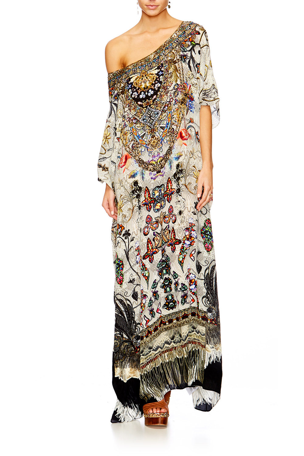 RAISE YOUR GLASS ROUND NECK KAFTAN