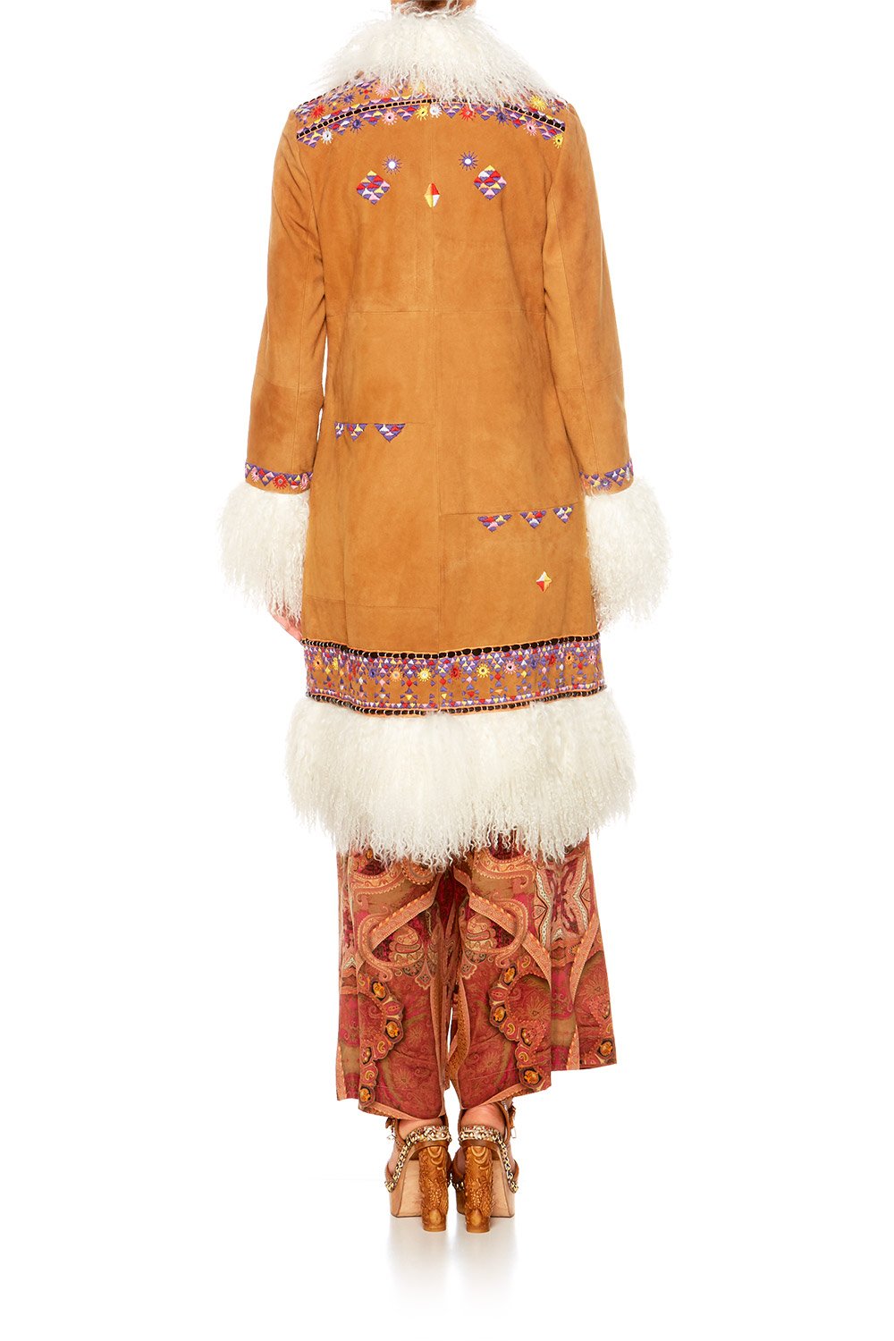 FAMILY GATHERING SHEARLING COAT