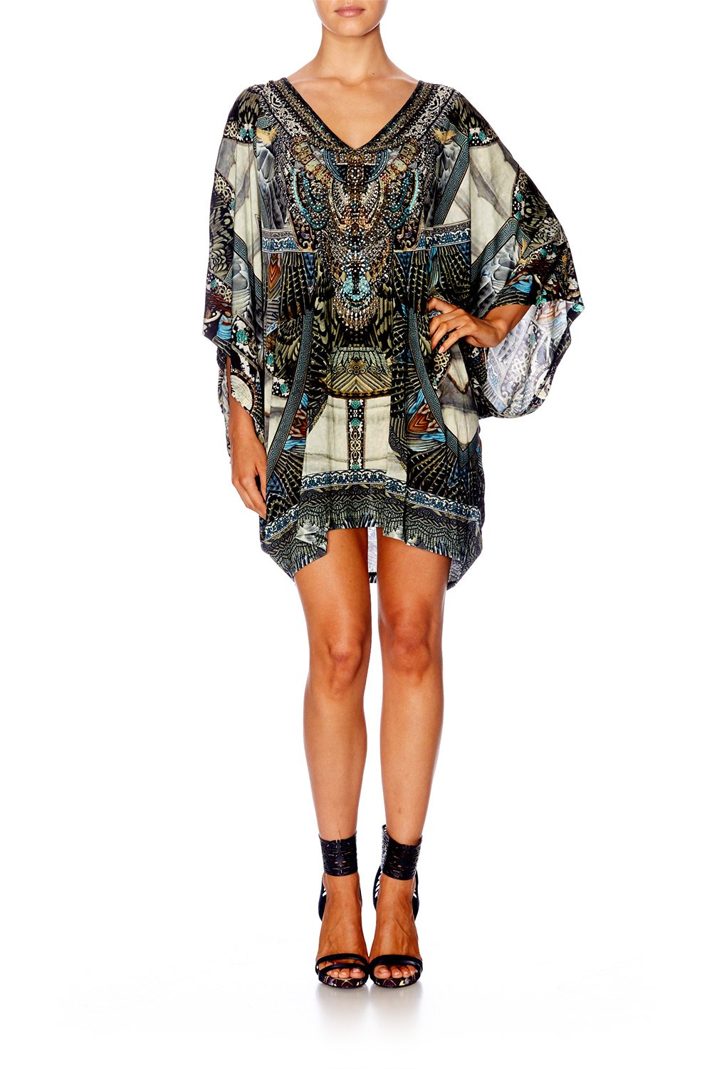 GIRL ON THE WING BAT SLEEVE DRESS