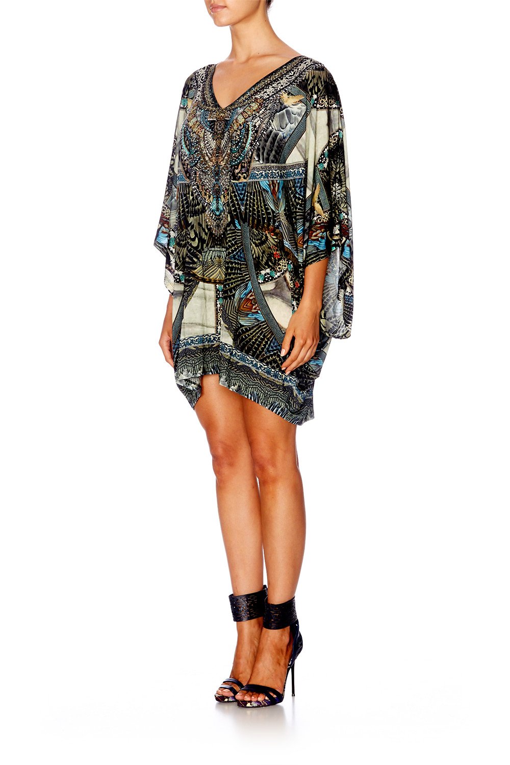 GIRL ON THE WING BAT SLEEVE DRESS