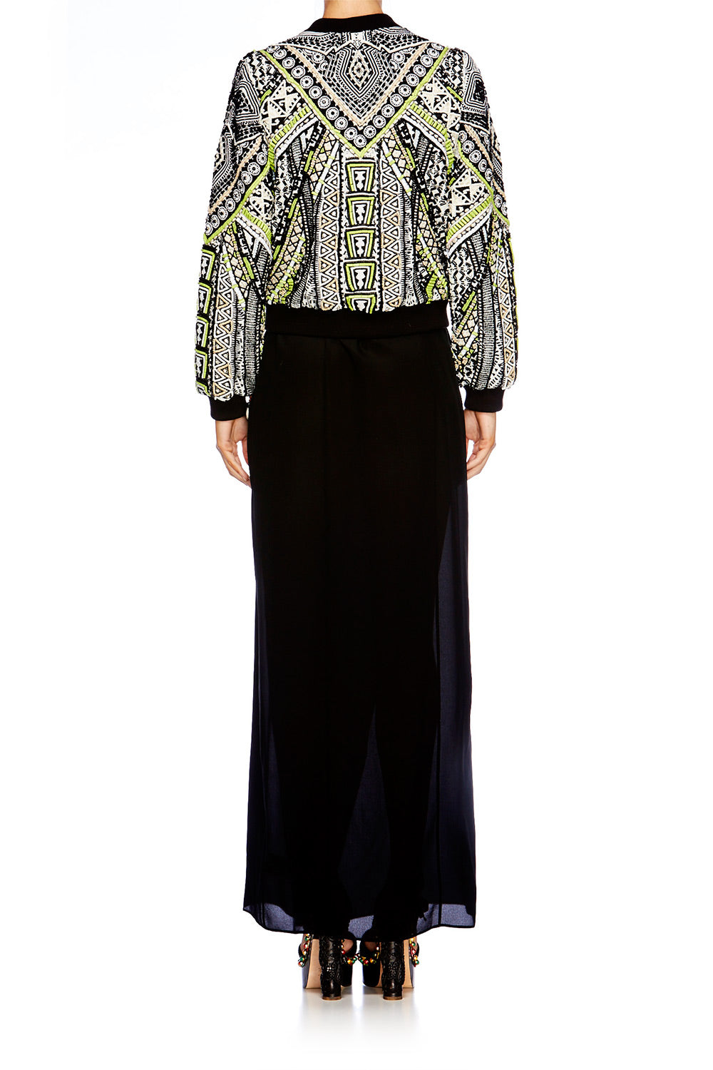 BELIEVE WEAVE BOMBER JACKET