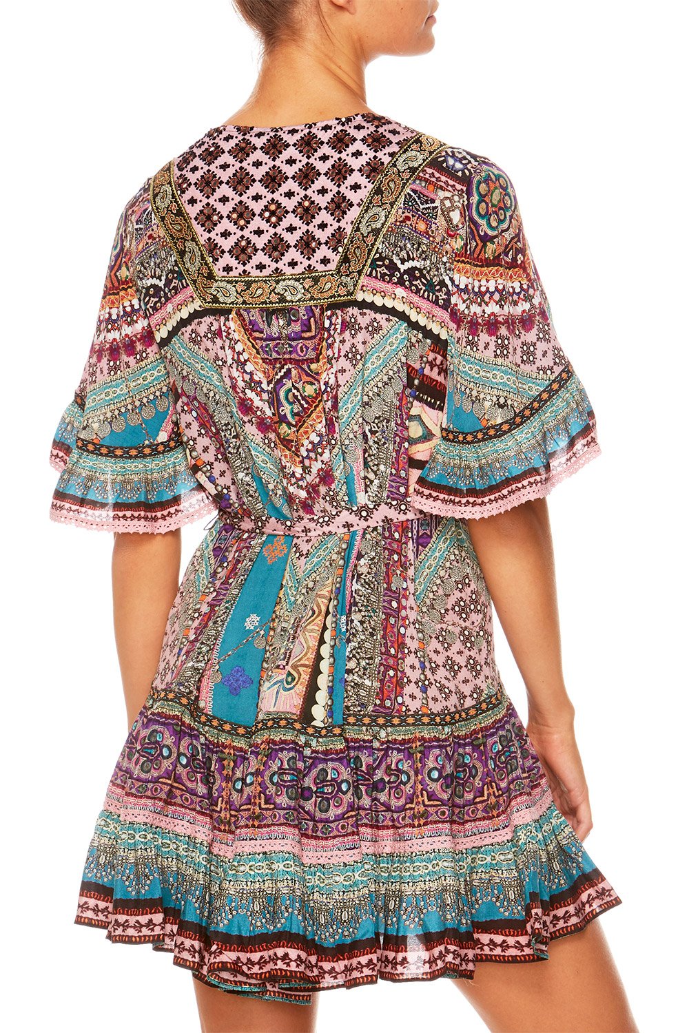 TIMES WE SHARE SHORT FRILL DRESS W BIB