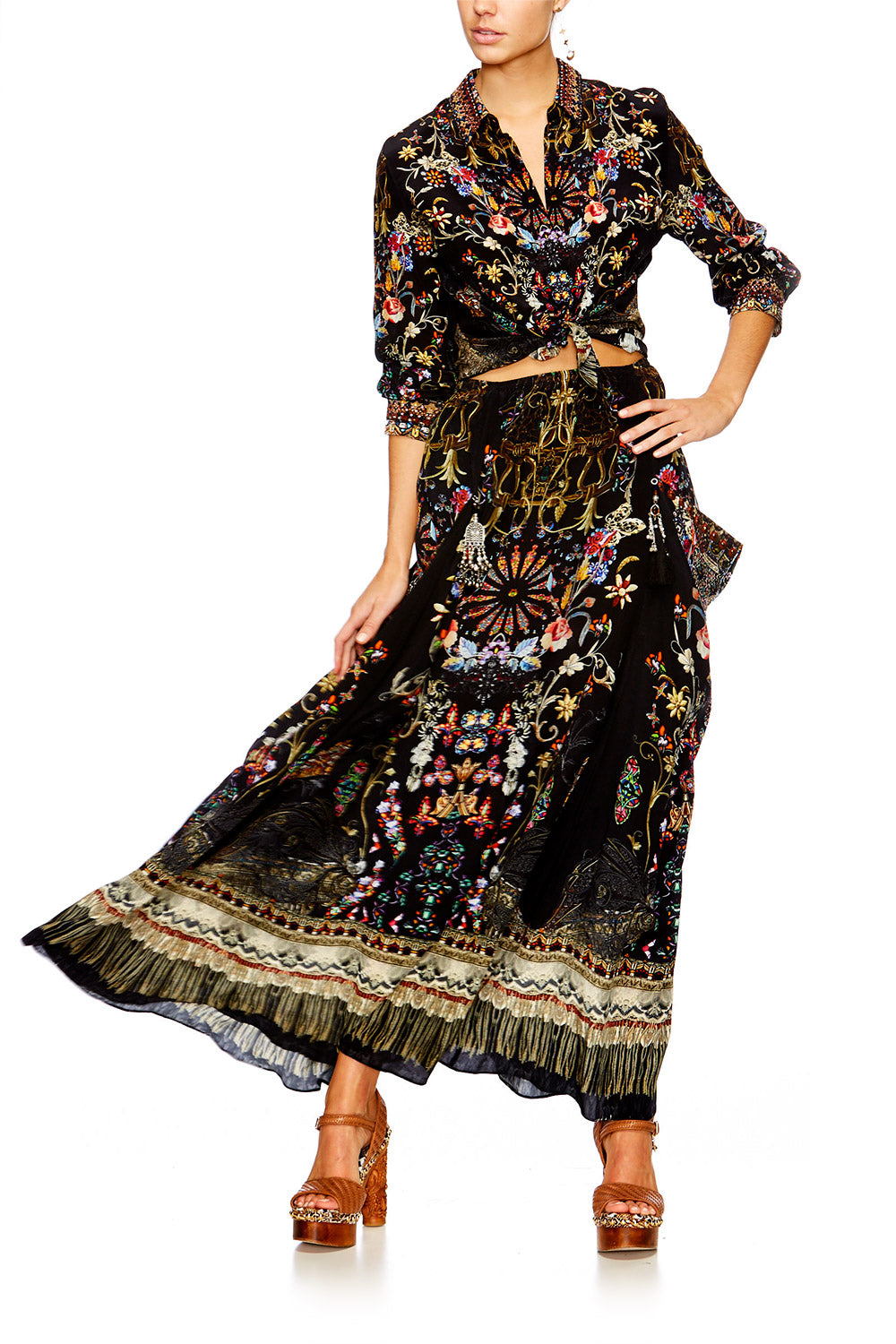 DANCING IN THE DARK SLIM FIT LONG SLEEVE SHIRT