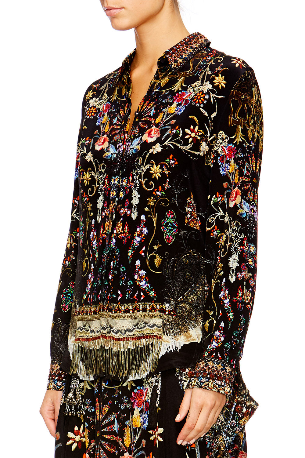 DANCING IN THE DARK SLIM FIT LONG SLEEVE SHIRT