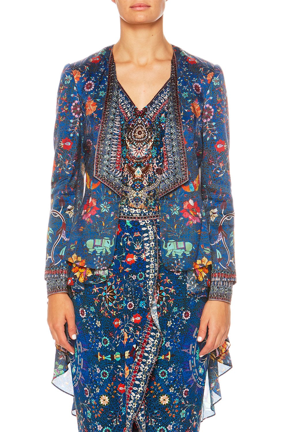 KINDNESS KALEIDOSCOPE DETACHABLE LAYERED JACKET