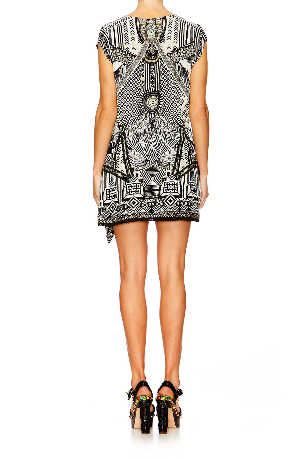 HANGING AROUND CAP SLEEVE PLAYSUIT