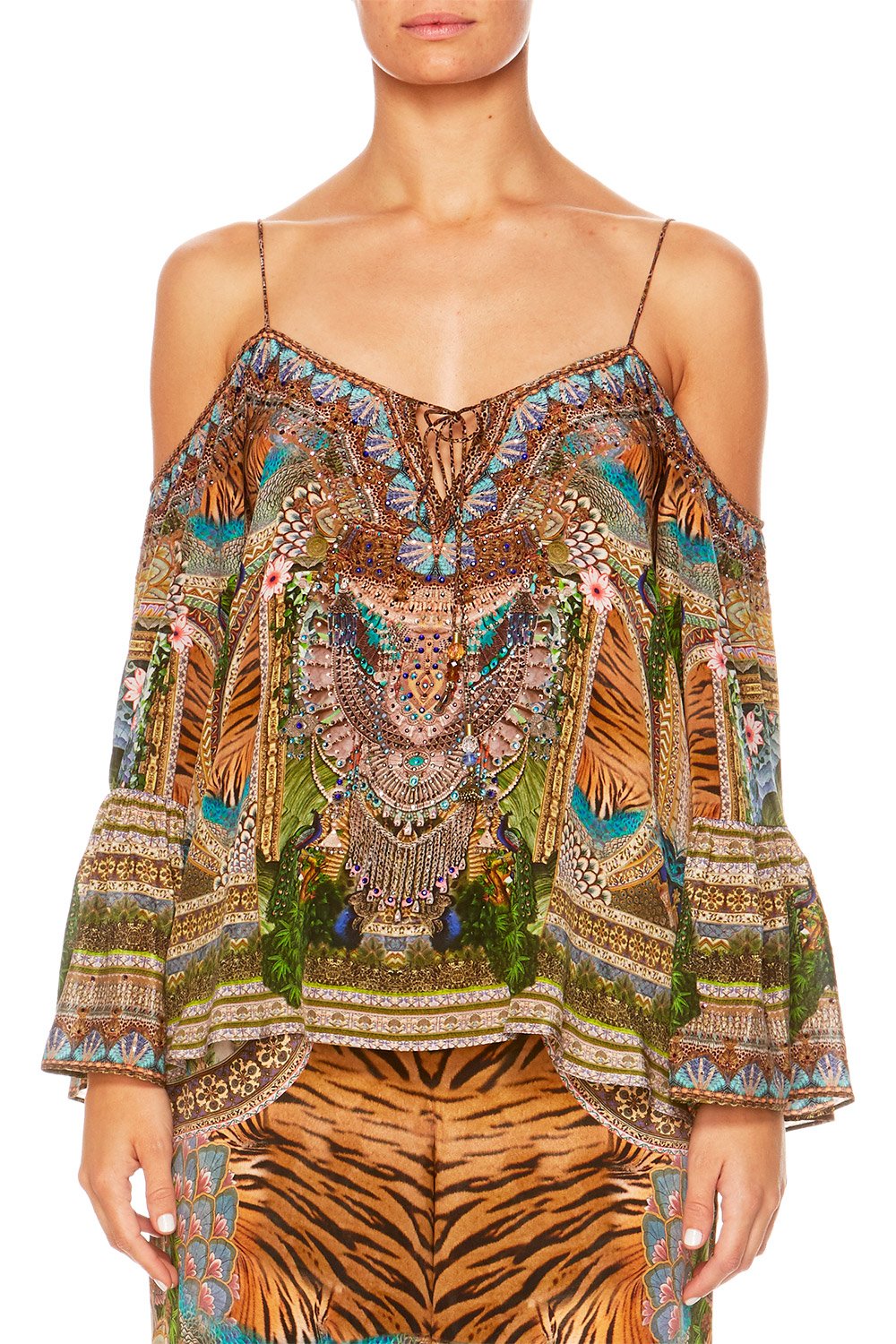 A WOMANS WISDOM DROP SHOULDER TOP