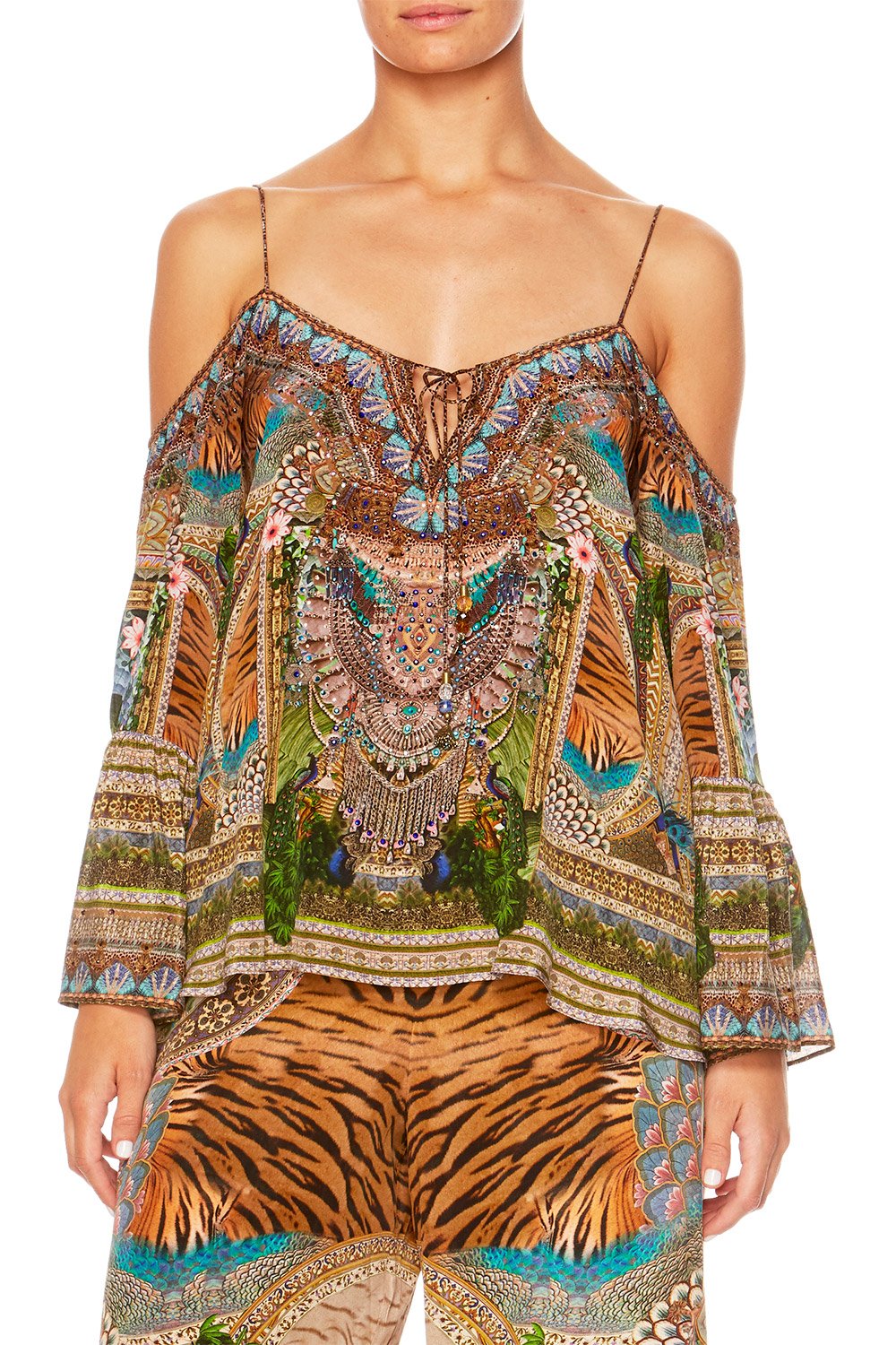 A WOMANS WISDOM DROP SHOULDER TOP