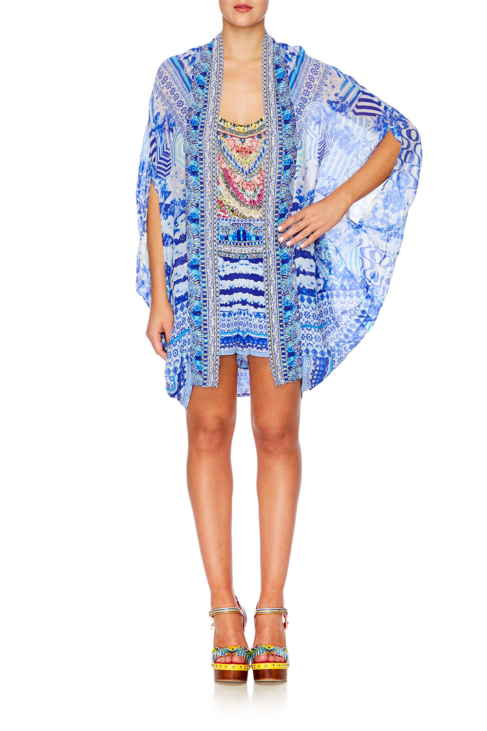 THROWING SHADE OPEN FRONT CARDI CAPE