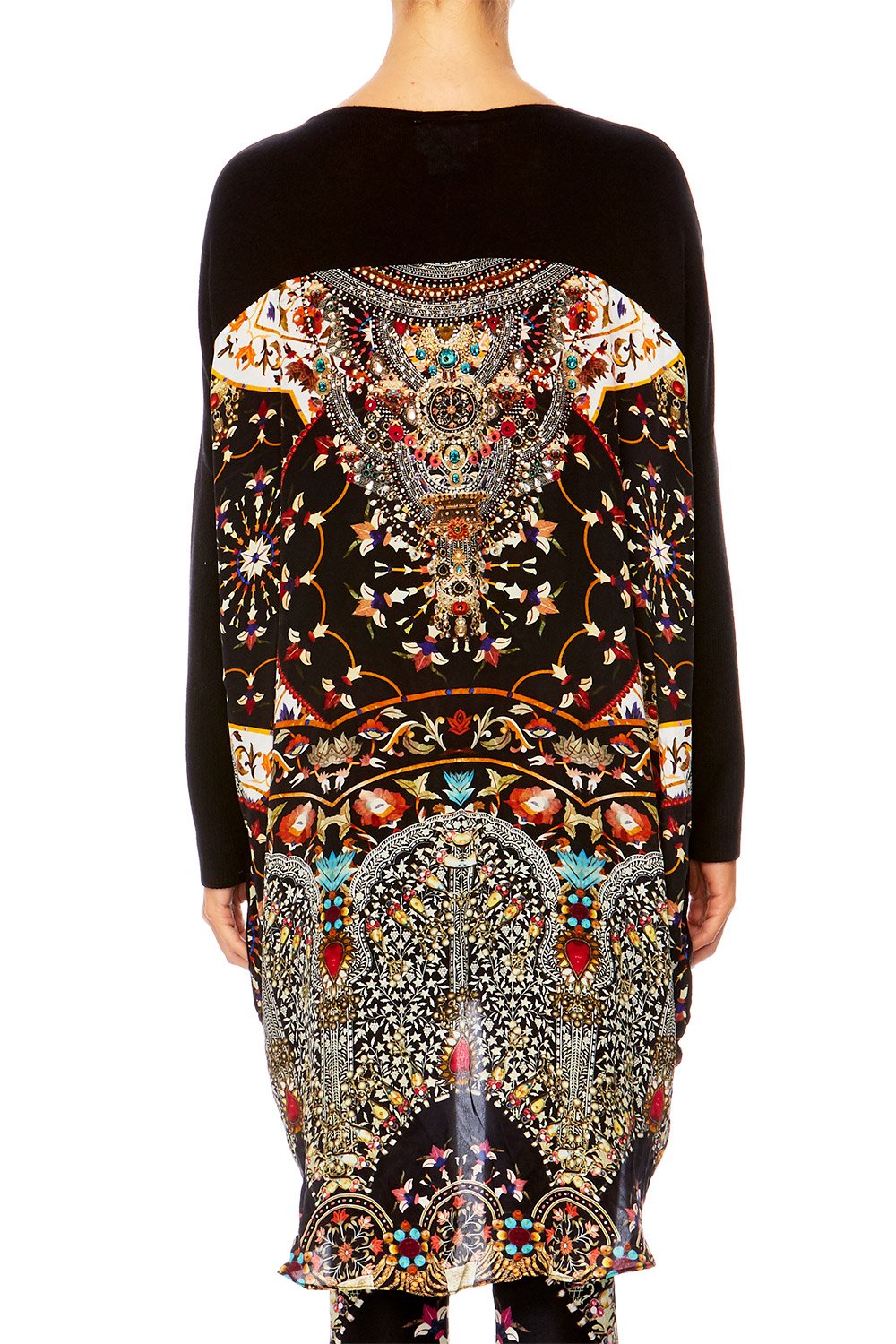 CHAMBER OF REFLECTIONS LONG SLEEVE JUMPER W PRINTED BACK