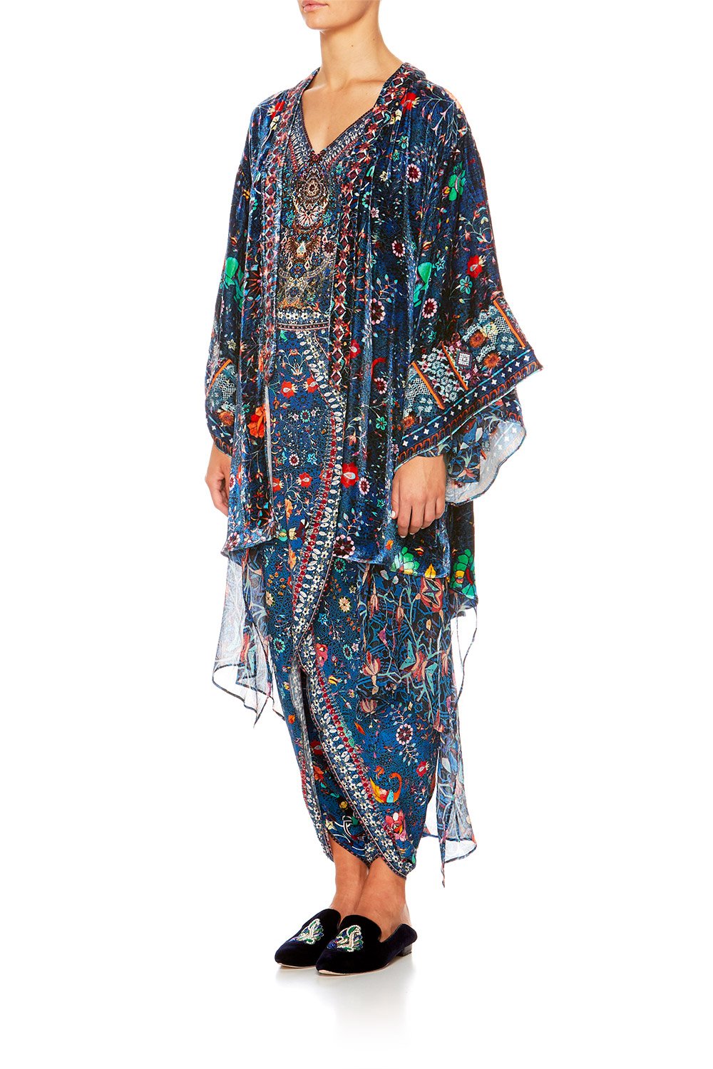 KINDNESS KALEIDOSCOPE KIMONO W LONG UNDERLAY