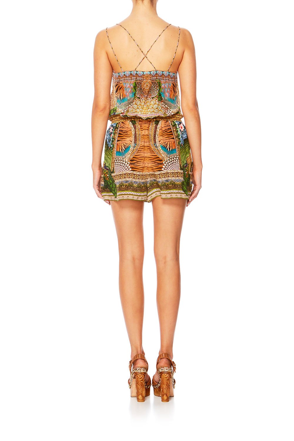 A WOMANS WISDOM METAL HARDWEAR PLAYSUIT