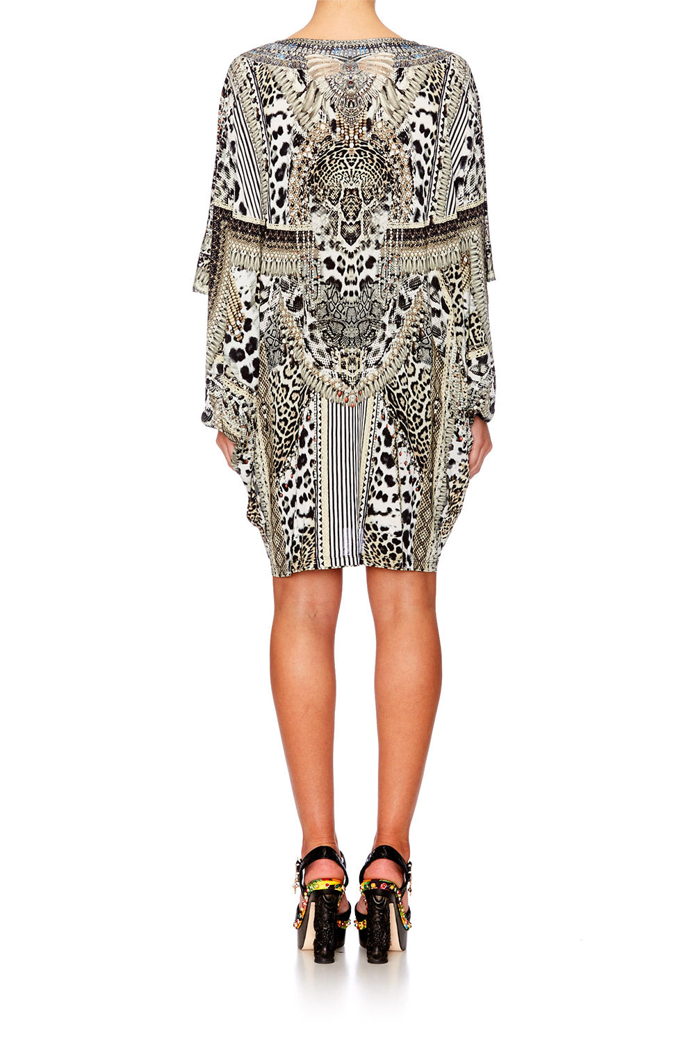 ANIMAL INSTINCT BAT SLEEVE DRESS