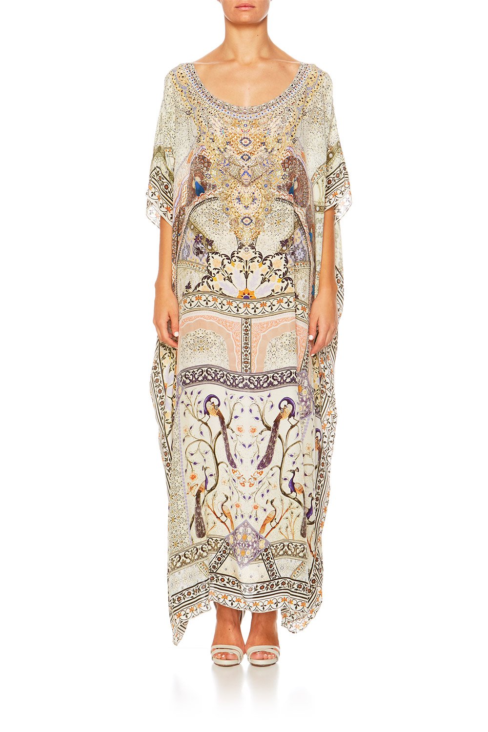 MAMA BAKSHI ROUND NECK KAFTAN