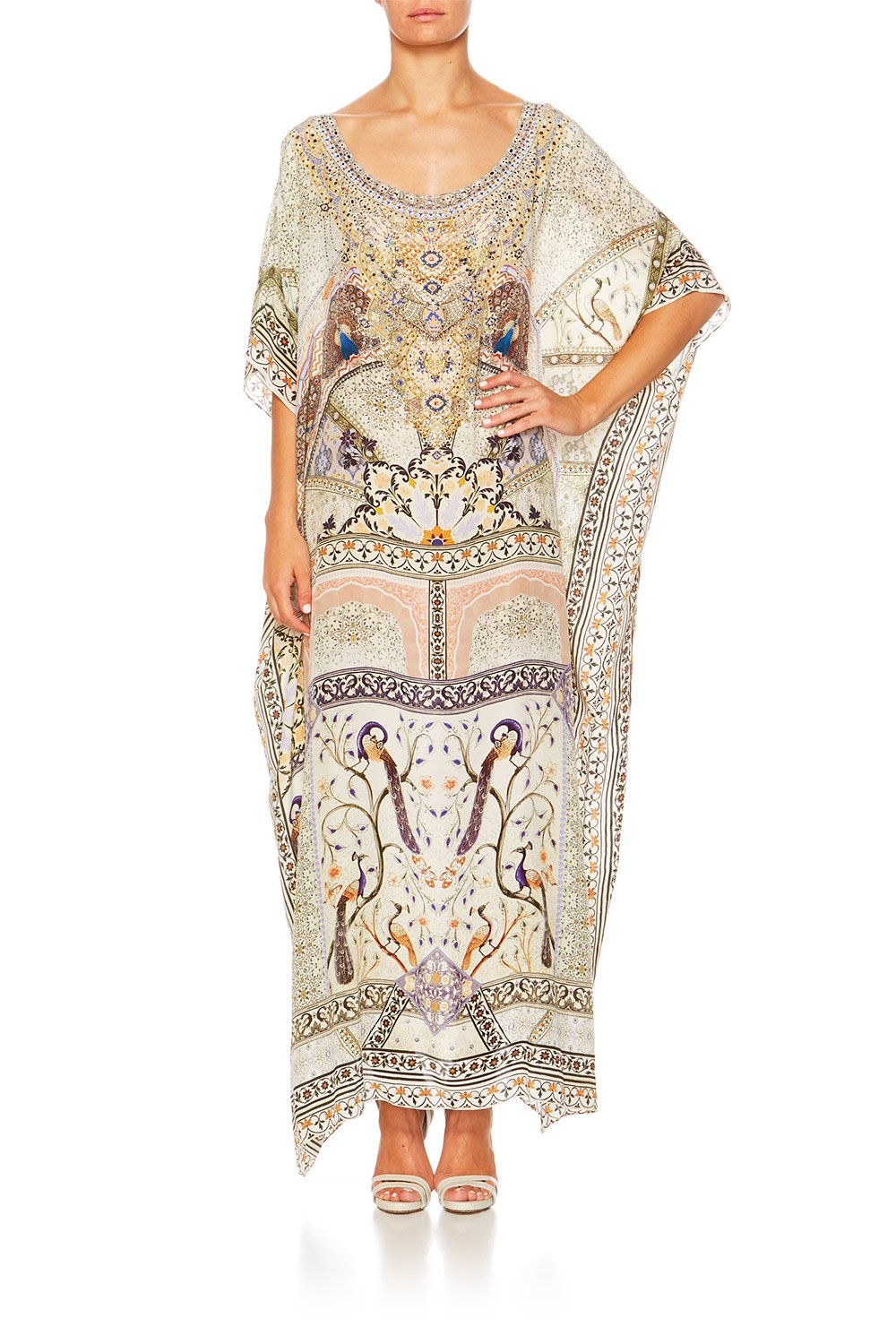 MAMA BAKSHI ROUND NECK KAFTAN