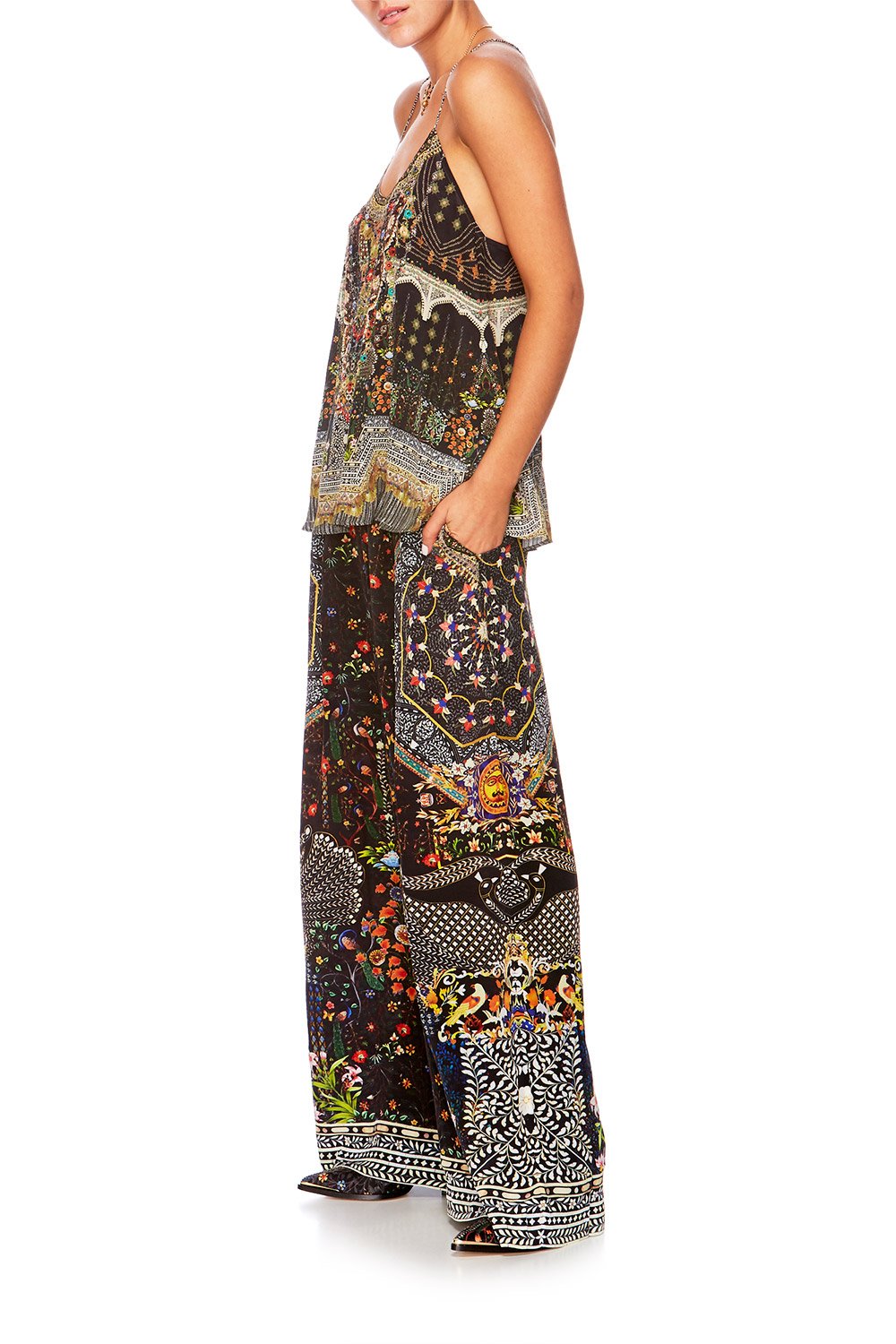 BEHIND CLOSED DOORS T-BACK SHOESTRING TOP