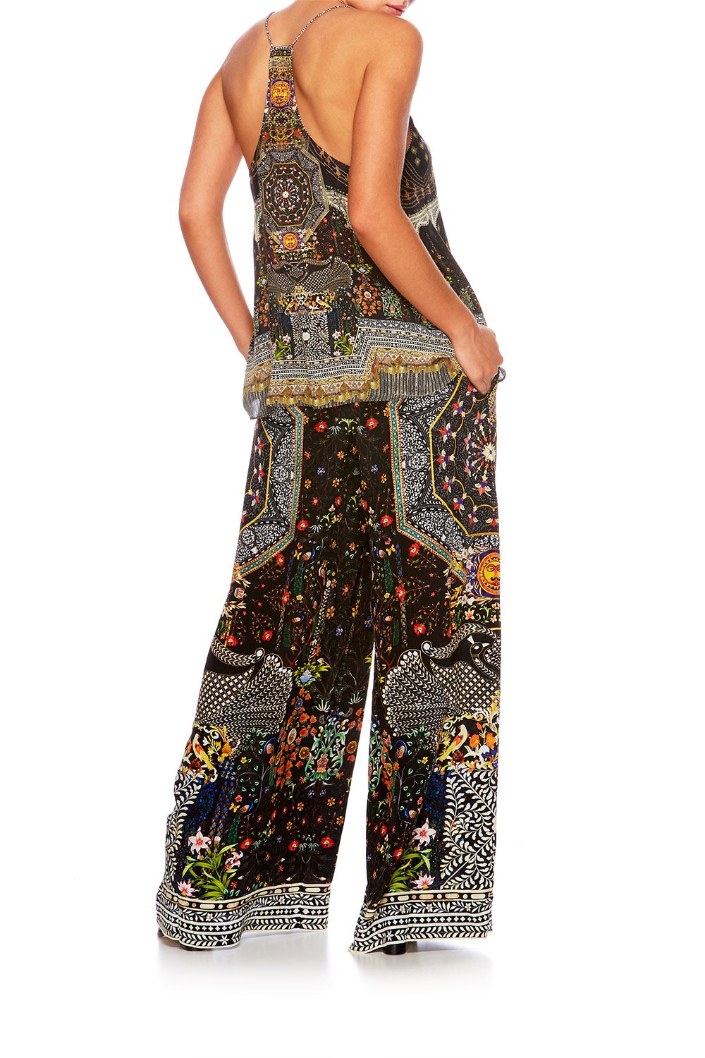 BEHIND CLOSED DOORS T-BACK SHOESTRING TOP