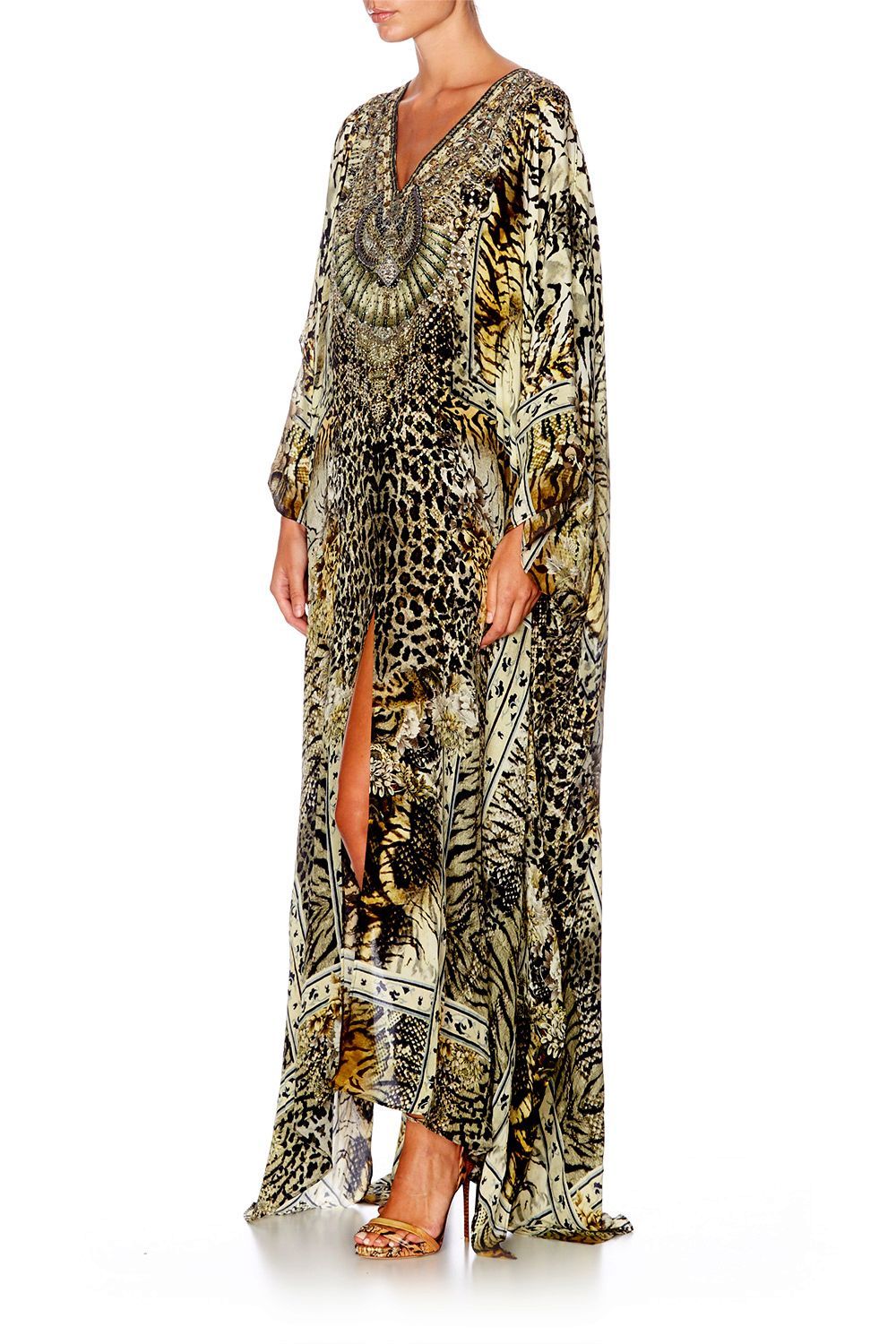 SPIRIT ANIMAL SPLIT FRONT & SLEEVE KAFTAN