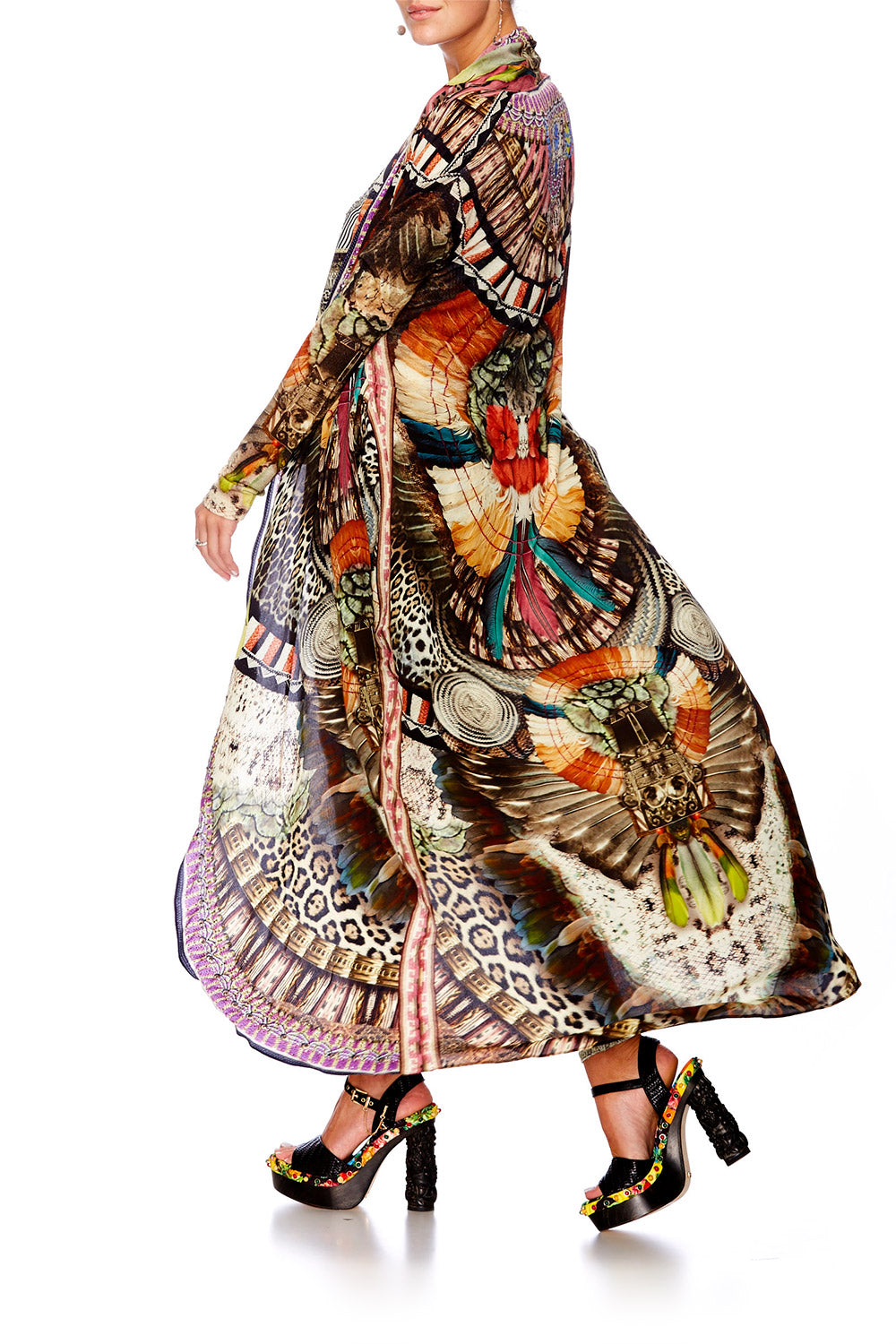 LIGHT MY FIRE LONG CASUAL JACKET W POCKETS