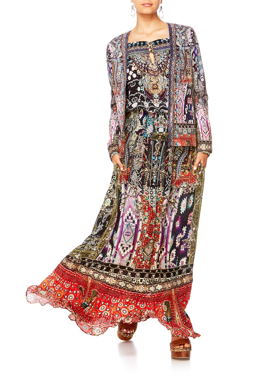 CAMILLA JAGGIS KINGDOM JACKET W REMOVABLE COLLAR