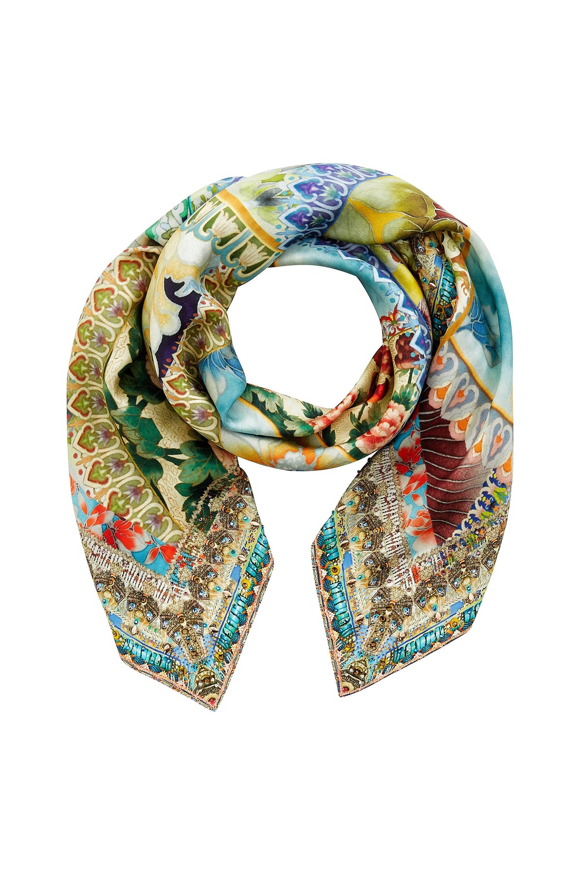 SIGN OF PEACE LARGE SQUARE SCARF