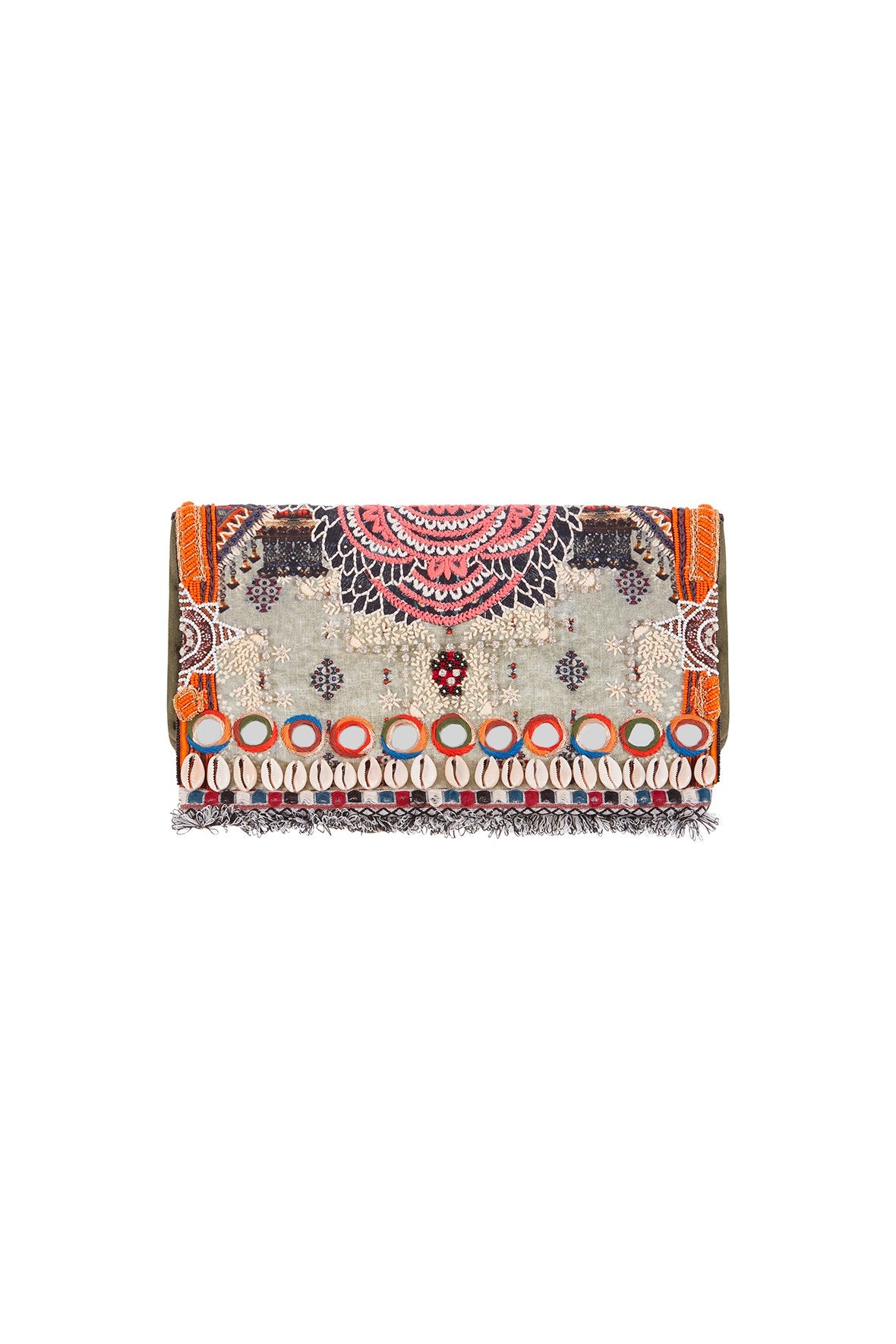 THE CARAVAN EMBELLISHED CLUTCH