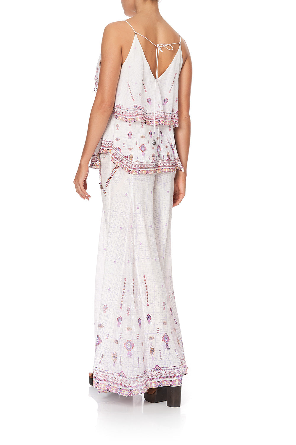 TOP WITH NECKLINE FRILL TANAMI ROAD