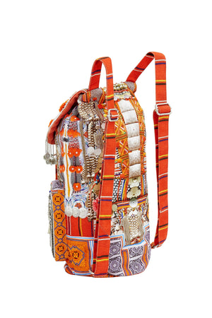 TREASURE CHEST EMBROIDERED BACK PACK