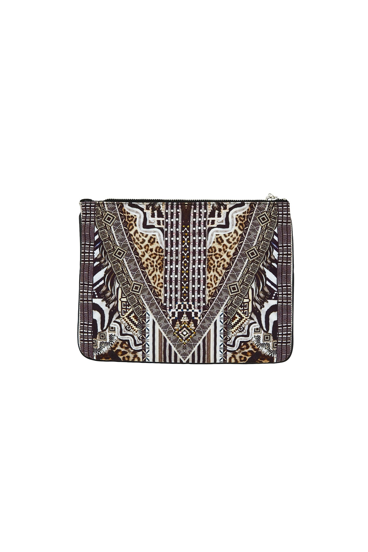 TRIBAL THEORY SMALL CANVAS CLUTCH
