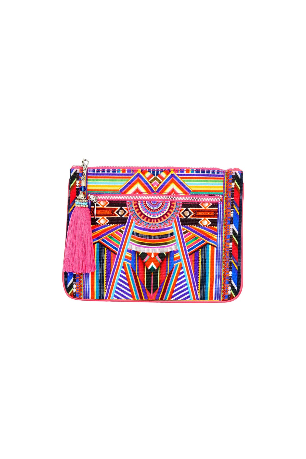 TSACHILA BLESSING SMALL CANVAS CLUTCH