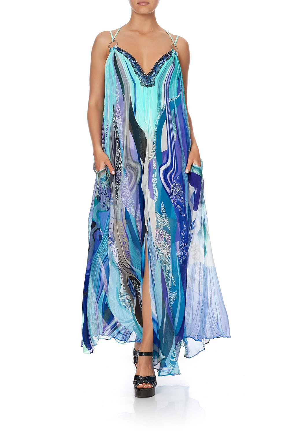 RING DETAIL STRAP DRESS WATEGOS WANDERLUST