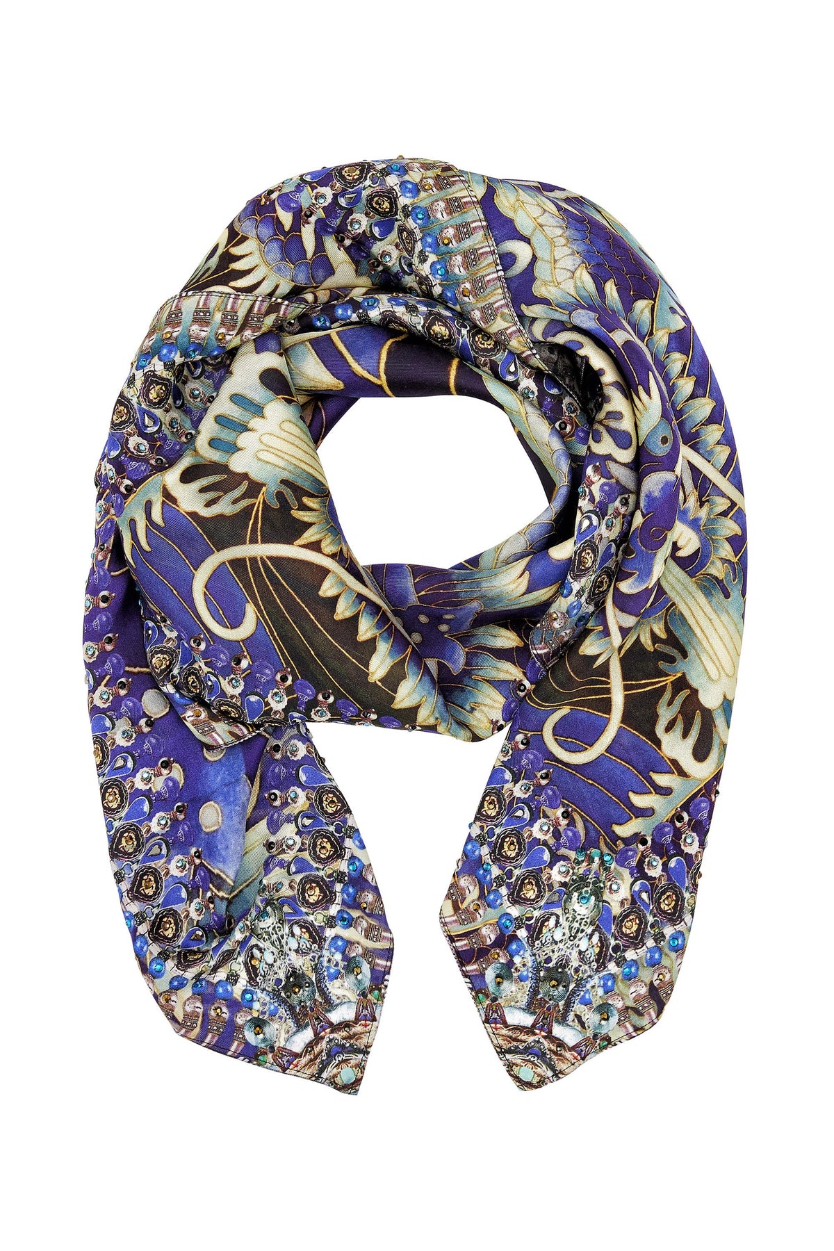 WHAT LARGE SQUARE SCARF