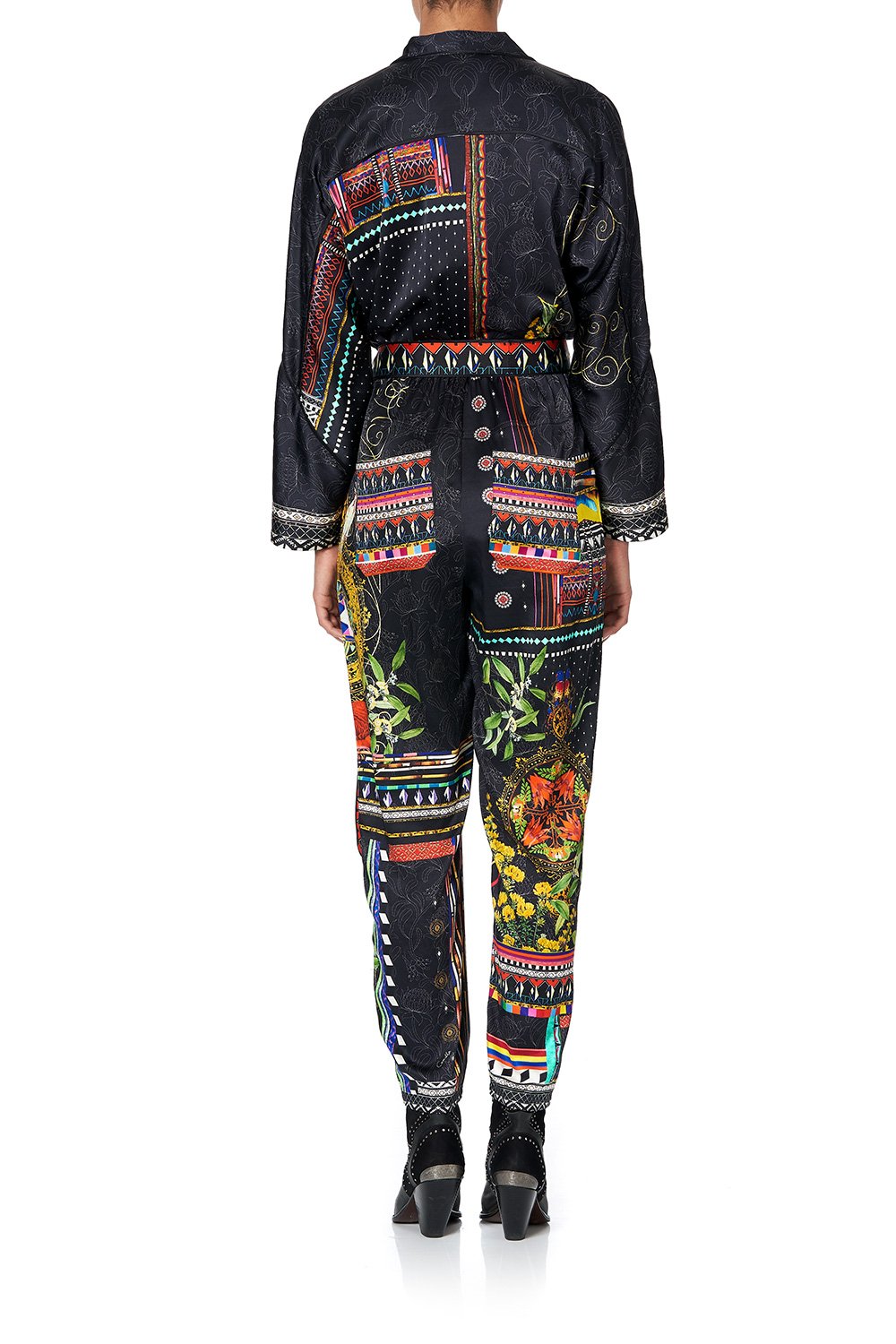 ZIP FRONT PANEL JUMPSUIT BLACKHEATH BETTY