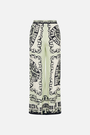CAMILLA silk pants in Double Dutch print