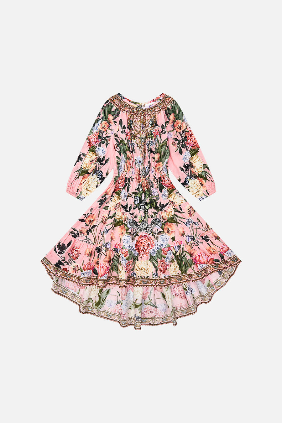 KIDS A-LINE FRILL DRESS 4-10 SAHARA SUPERNATURAL