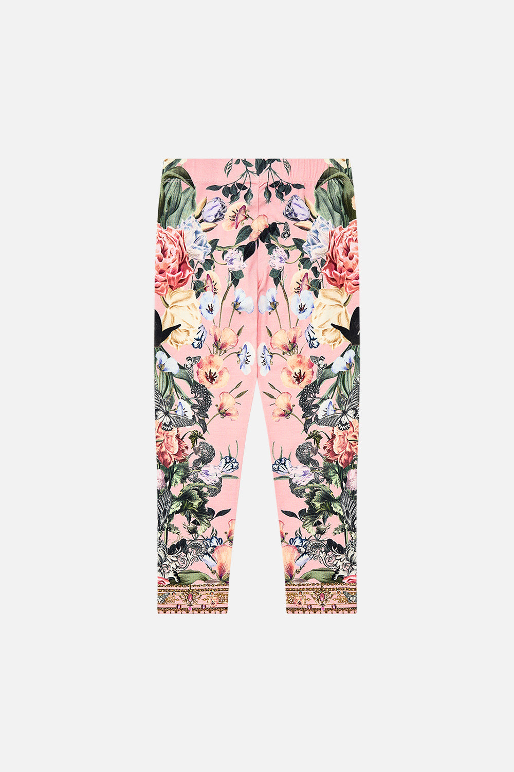 Milla by CAMILLA floral kids leggings (4-10) in Woodblock Wonder