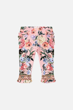 Milla by CAMILLA floral babies leggings with frills in Woodblock Wonder