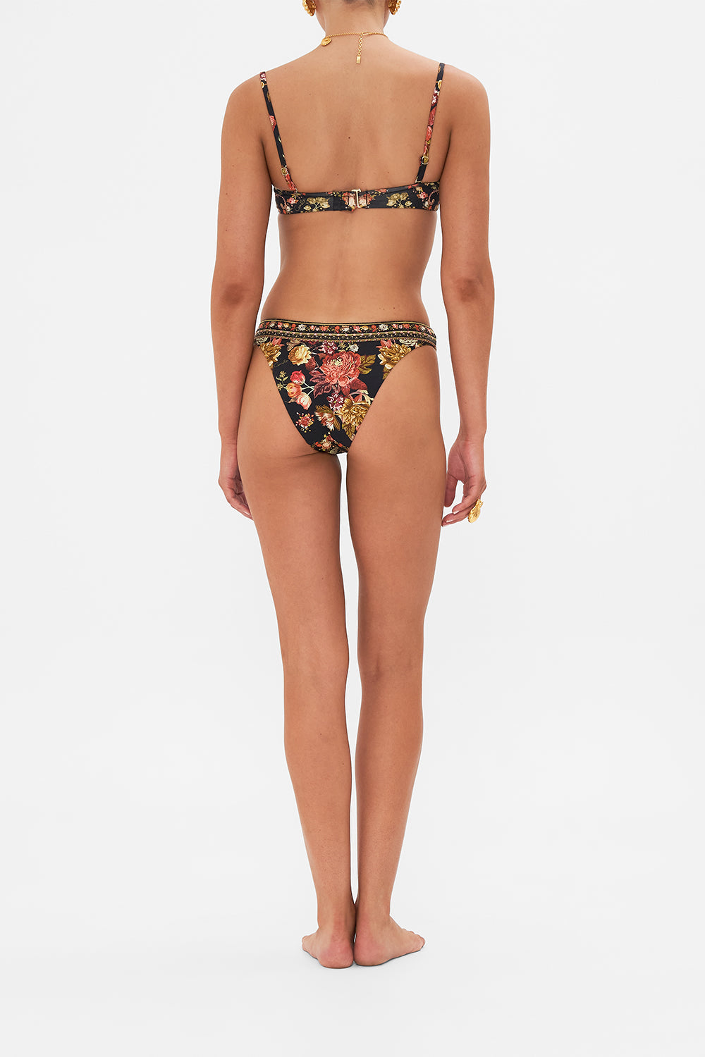 The CAMILLA WIDE SIDE HIGH LEG PANT STITCHED IN TIME in our  print.
