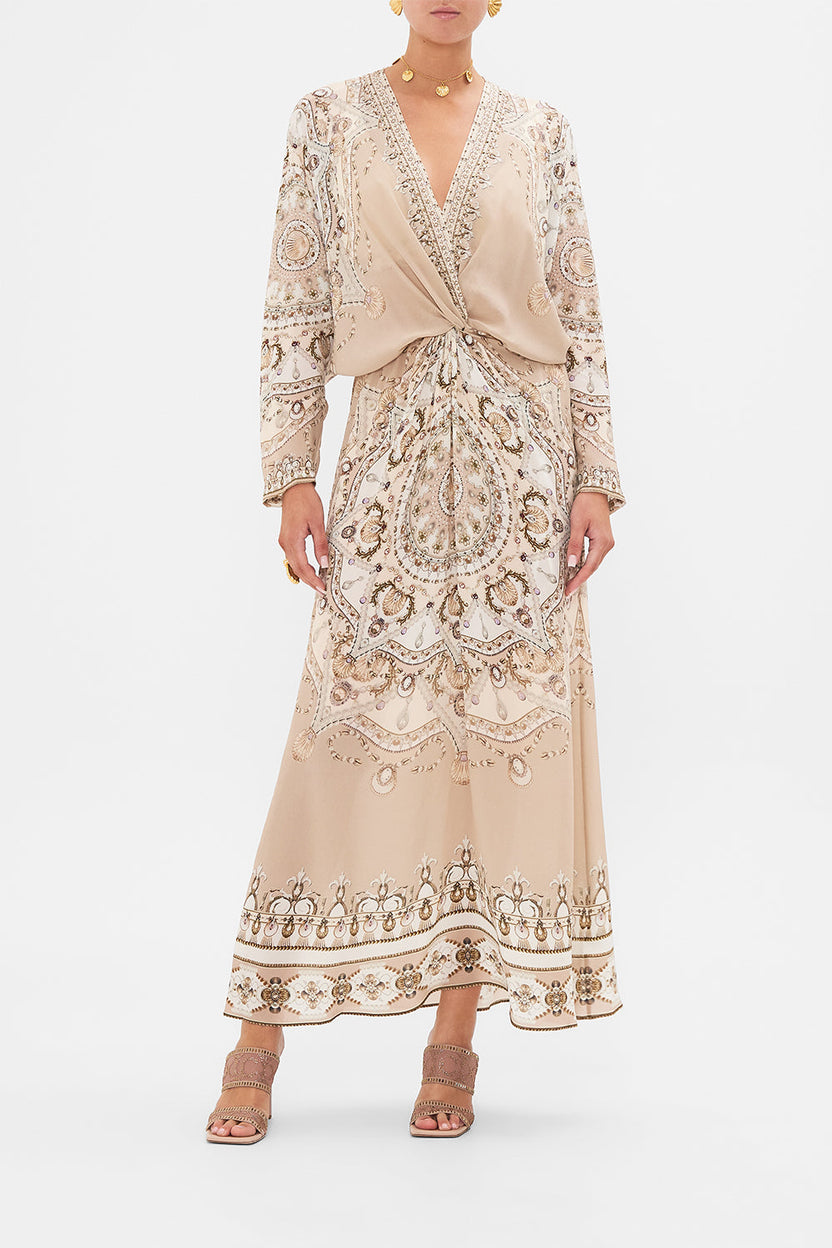 EMBELLISHED TUCK DETAIL SWEATER GROTTO GODDESS
