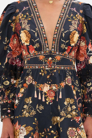 BUTTON FRONT FRILL DRESS LETTERS TO LEO