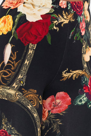 CAMILLA floral print leggings in Magic In The Manuscripts print