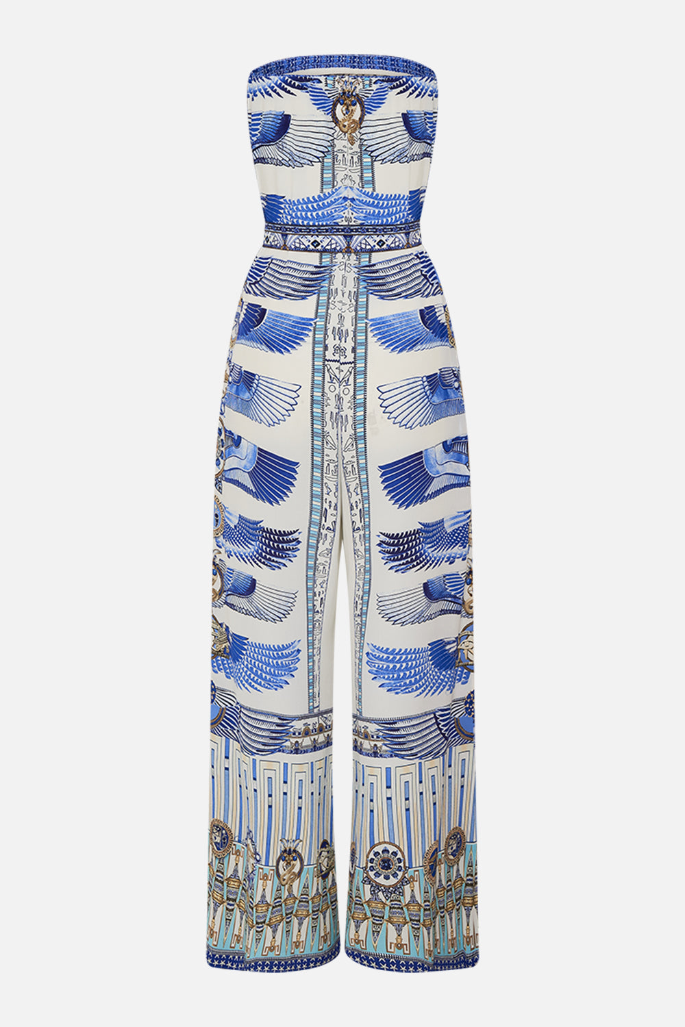 STRAPLESS JUMPSUIT WITH D RING BELT DANCING WITH DAYLIGHT